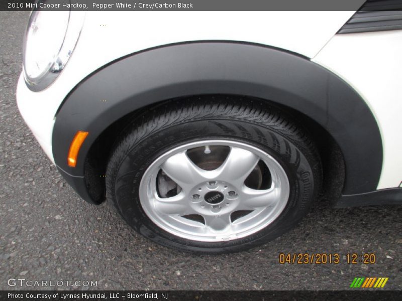 Pepper White / Grey/Carbon Black 2010 Mini Cooper Hardtop