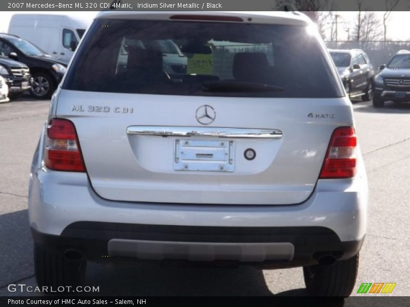 Iridium Silver Metallic / Black 2007 Mercedes-Benz ML 320 CDI 4Matic