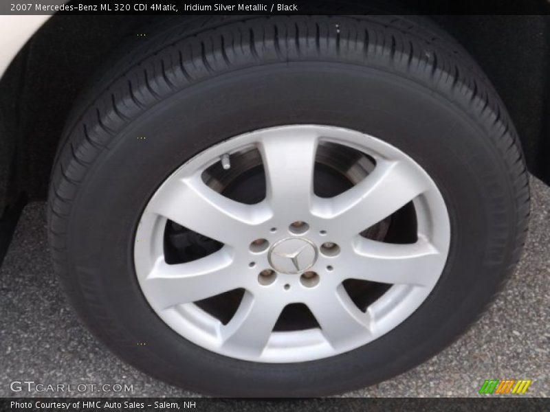 Iridium Silver Metallic / Black 2007 Mercedes-Benz ML 320 CDI 4Matic
