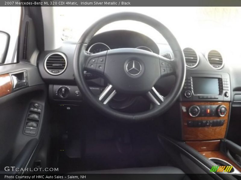 Iridium Silver Metallic / Black 2007 Mercedes-Benz ML 320 CDI 4Matic