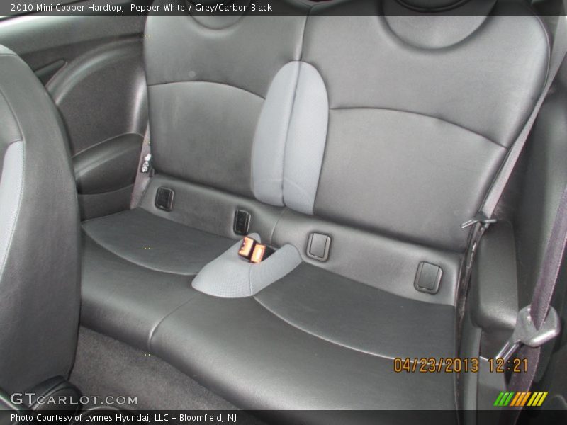 Pepper White / Grey/Carbon Black 2010 Mini Cooper Hardtop