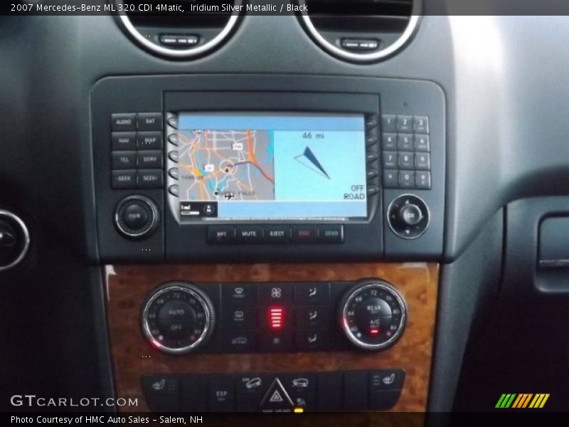 Iridium Silver Metallic / Black 2007 Mercedes-Benz ML 320 CDI 4Matic