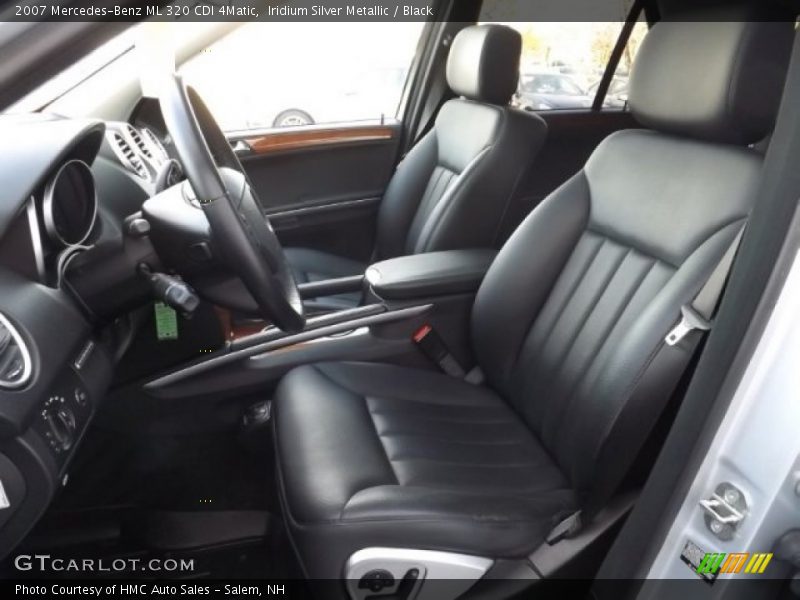 Iridium Silver Metallic / Black 2007 Mercedes-Benz ML 320 CDI 4Matic