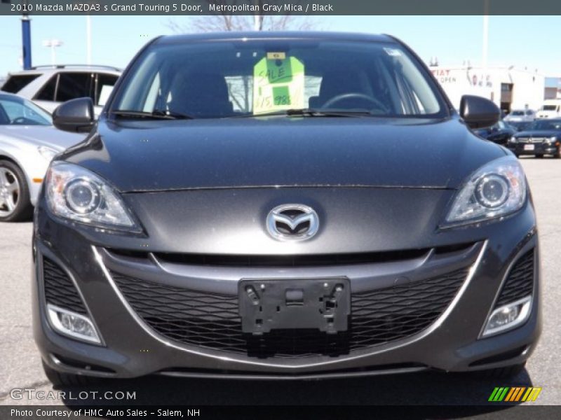 Metropolitan Gray Mica / Black 2010 Mazda MAZDA3 s Grand Touring 5 Door