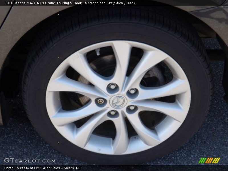 Metropolitan Gray Mica / Black 2010 Mazda MAZDA3 s Grand Touring 5 Door