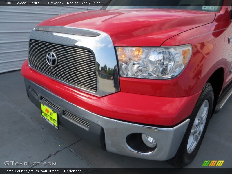 Radiant Red / Beige 2008 Toyota Tundra SR5 CrewMax