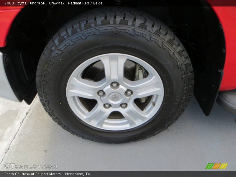 Radiant Red / Beige 2008 Toyota Tundra SR5 CrewMax