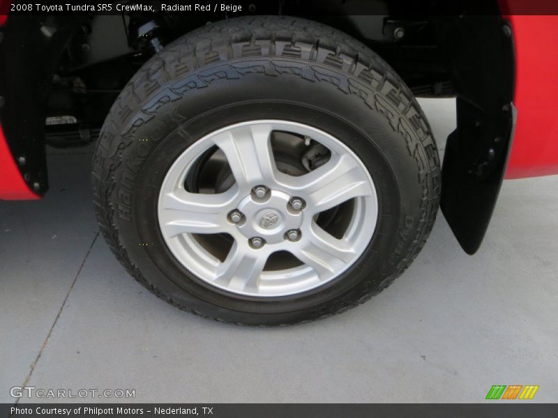 Radiant Red / Beige 2008 Toyota Tundra SR5 CrewMax