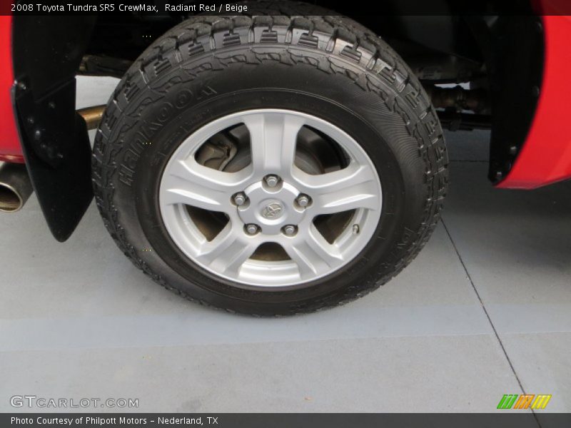 Radiant Red / Beige 2008 Toyota Tundra SR5 CrewMax