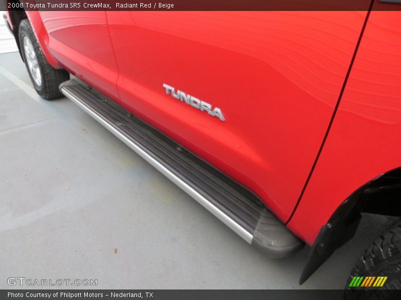 Radiant Red / Beige 2008 Toyota Tundra SR5 CrewMax