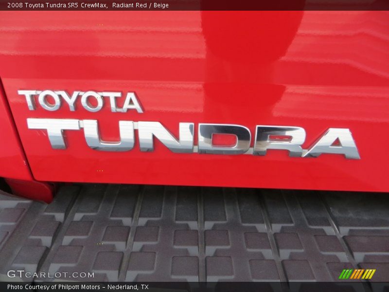 Radiant Red / Beige 2008 Toyota Tundra SR5 CrewMax