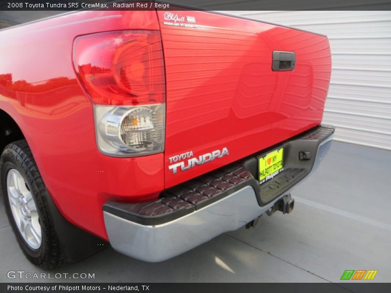 Radiant Red / Beige 2008 Toyota Tundra SR5 CrewMax