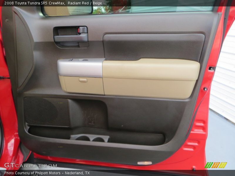 Radiant Red / Beige 2008 Toyota Tundra SR5 CrewMax