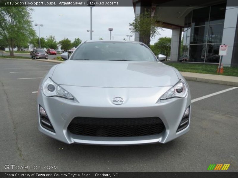 Argento Silver / Black/Red Accents 2013 Scion FR-S Sport Coupe