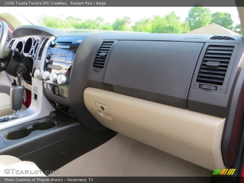 Radiant Red / Beige 2008 Toyota Tundra SR5 CrewMax