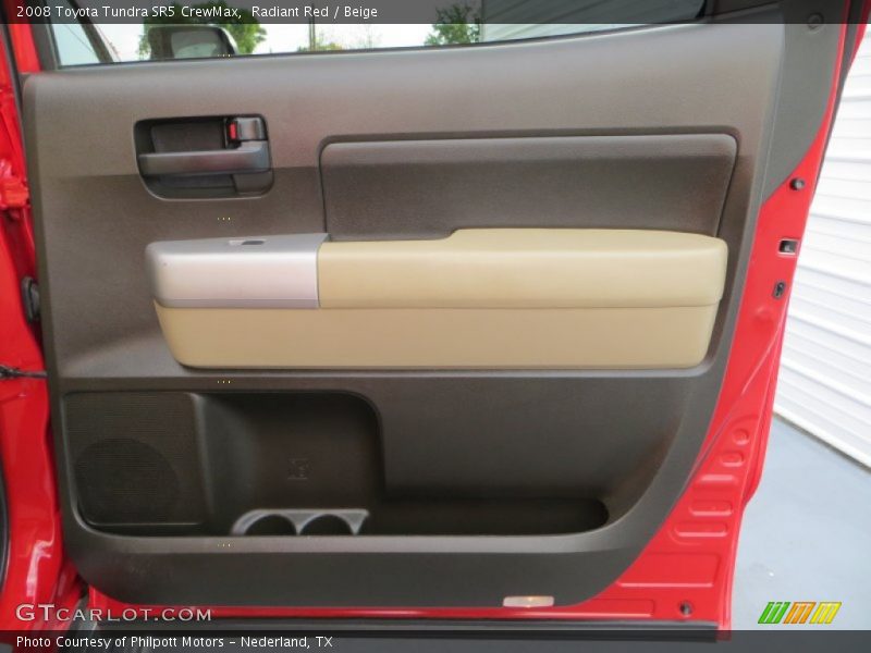 Radiant Red / Beige 2008 Toyota Tundra SR5 CrewMax