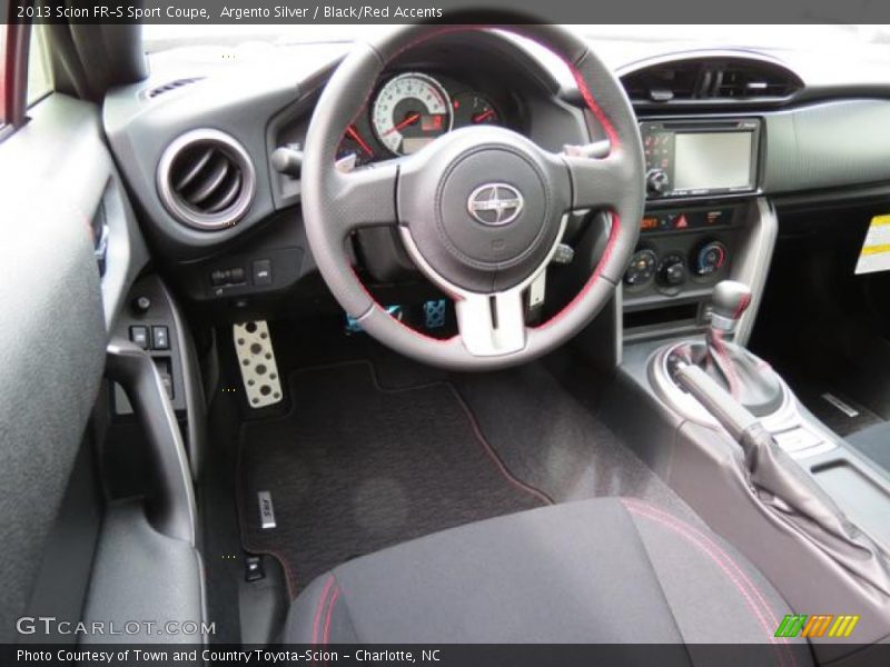 Argento Silver / Black/Red Accents 2013 Scion FR-S Sport Coupe