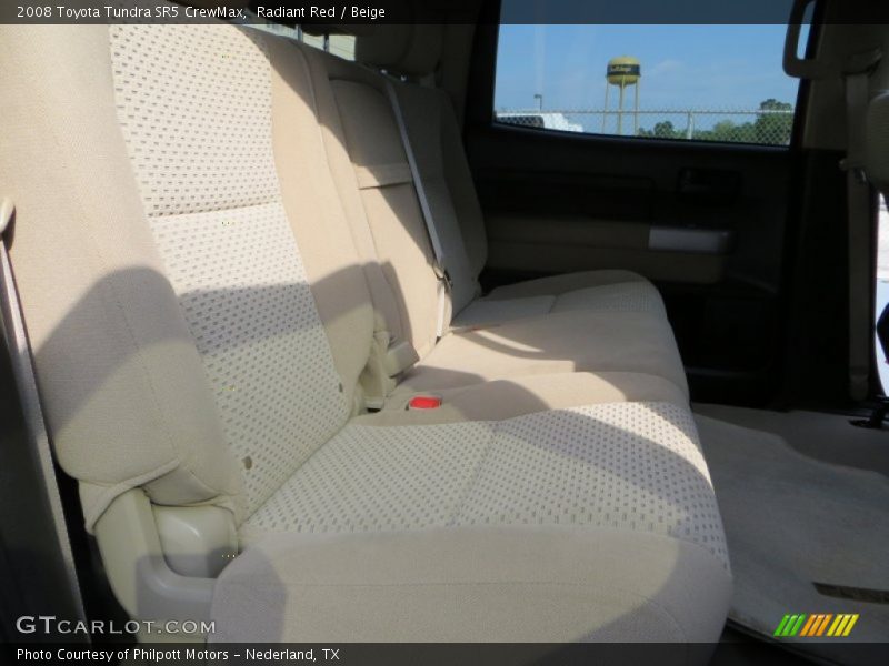 Radiant Red / Beige 2008 Toyota Tundra SR5 CrewMax
