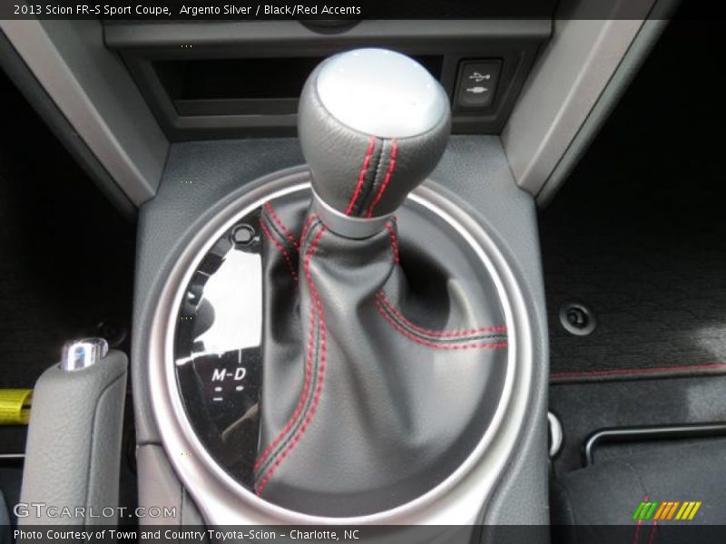 Argento Silver / Black/Red Accents 2013 Scion FR-S Sport Coupe