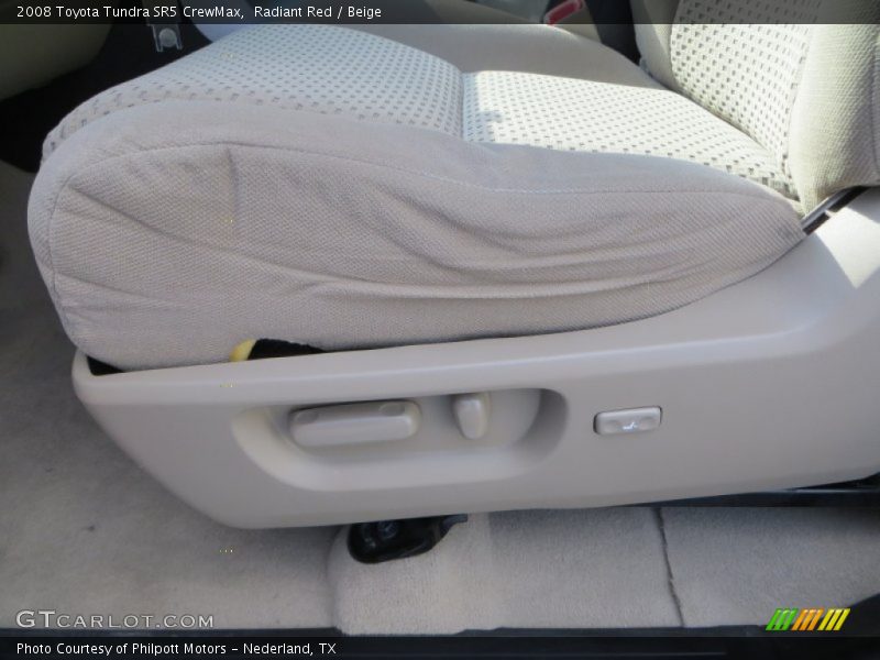 Radiant Red / Beige 2008 Toyota Tundra SR5 CrewMax