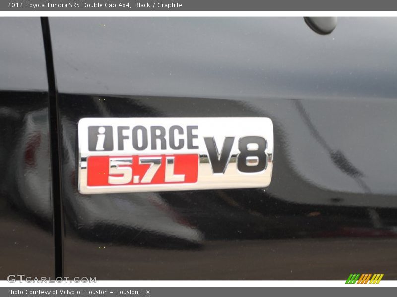 Black / Graphite 2012 Toyota Tundra SR5 Double Cab 4x4