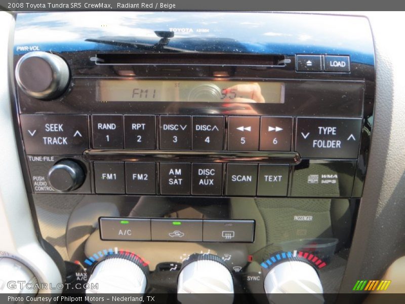 Radiant Red / Beige 2008 Toyota Tundra SR5 CrewMax