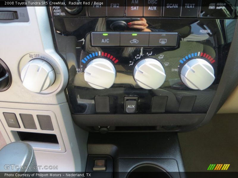 Radiant Red / Beige 2008 Toyota Tundra SR5 CrewMax