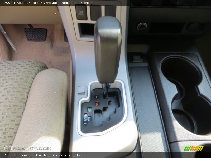 Radiant Red / Beige 2008 Toyota Tundra SR5 CrewMax