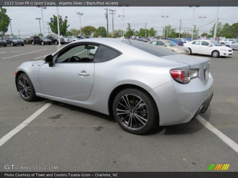 Argento Silver / Black/Red Accents 2013 Scion FR-S Sport Coupe