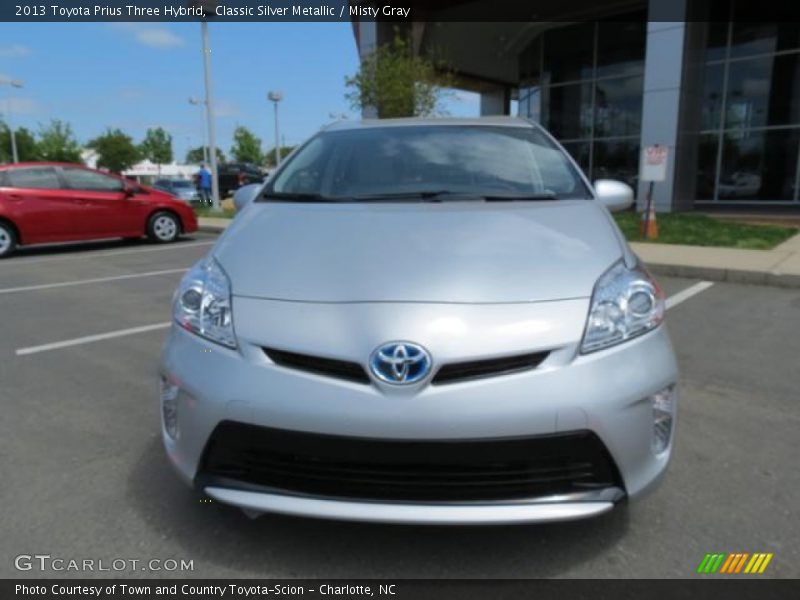 Classic Silver Metallic / Misty Gray 2013 Toyota Prius Three Hybrid