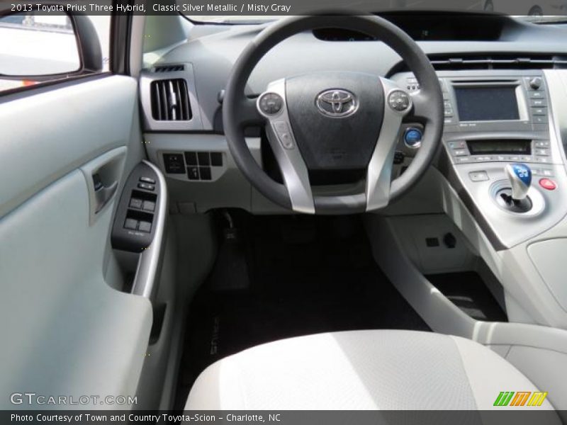 Classic Silver Metallic / Misty Gray 2013 Toyota Prius Three Hybrid