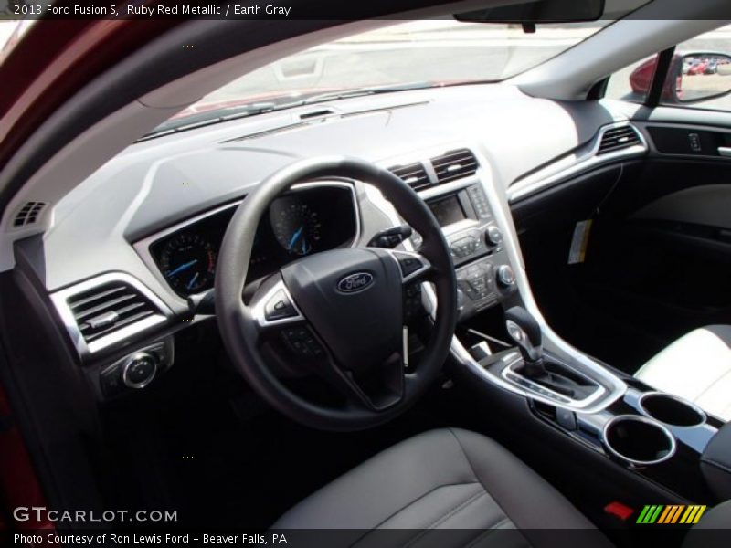 Ruby Red Metallic / Earth Gray 2013 Ford Fusion S