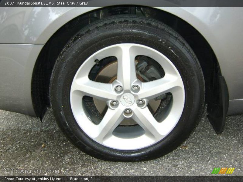 Steel Gray / Gray 2007 Hyundai Sonata SE V6
