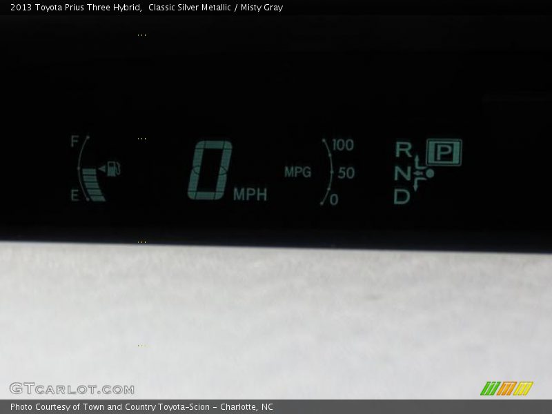 Classic Silver Metallic / Misty Gray 2013 Toyota Prius Three Hybrid