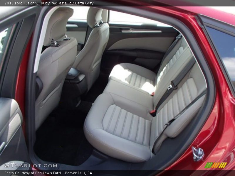 Ruby Red Metallic / Earth Gray 2013 Ford Fusion S