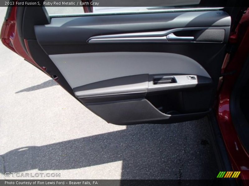 Ruby Red Metallic / Earth Gray 2013 Ford Fusion S