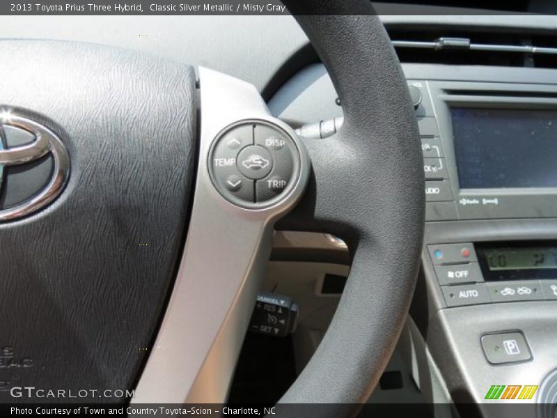 Classic Silver Metallic / Misty Gray 2013 Toyota Prius Three Hybrid