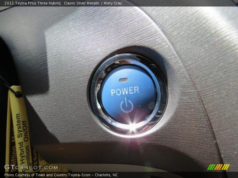 Classic Silver Metallic / Misty Gray 2013 Toyota Prius Three Hybrid