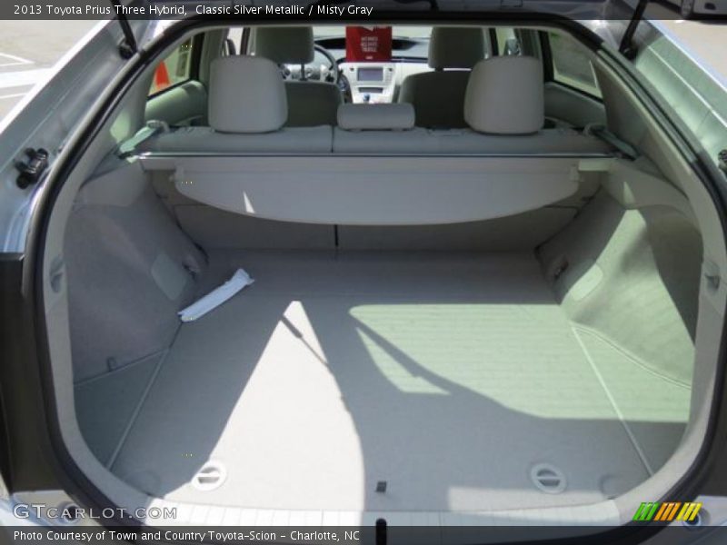 Classic Silver Metallic / Misty Gray 2013 Toyota Prius Three Hybrid