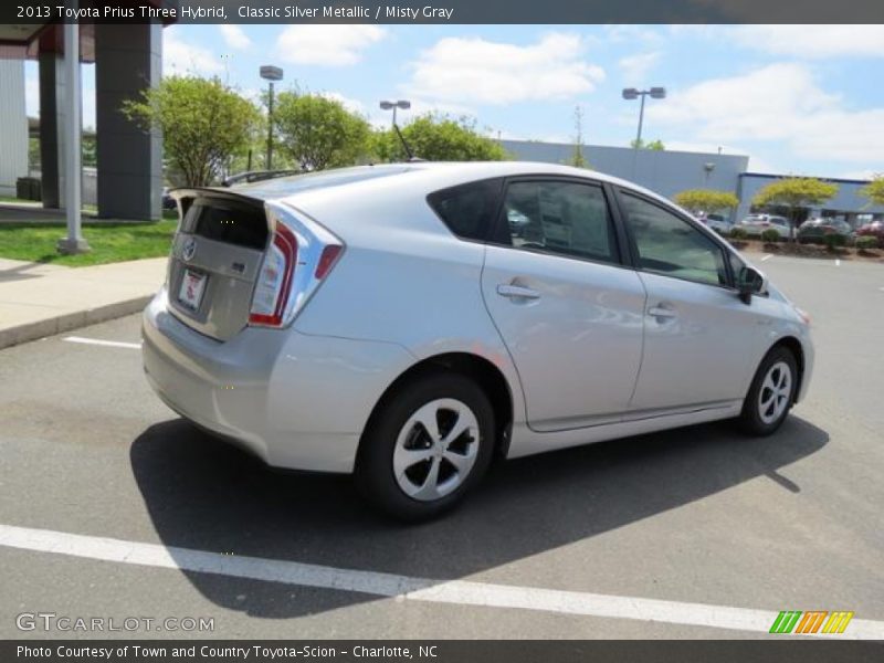 Classic Silver Metallic / Misty Gray 2013 Toyota Prius Three Hybrid