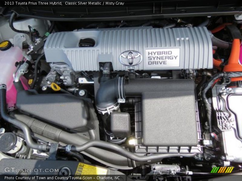 Classic Silver Metallic / Misty Gray 2013 Toyota Prius Three Hybrid