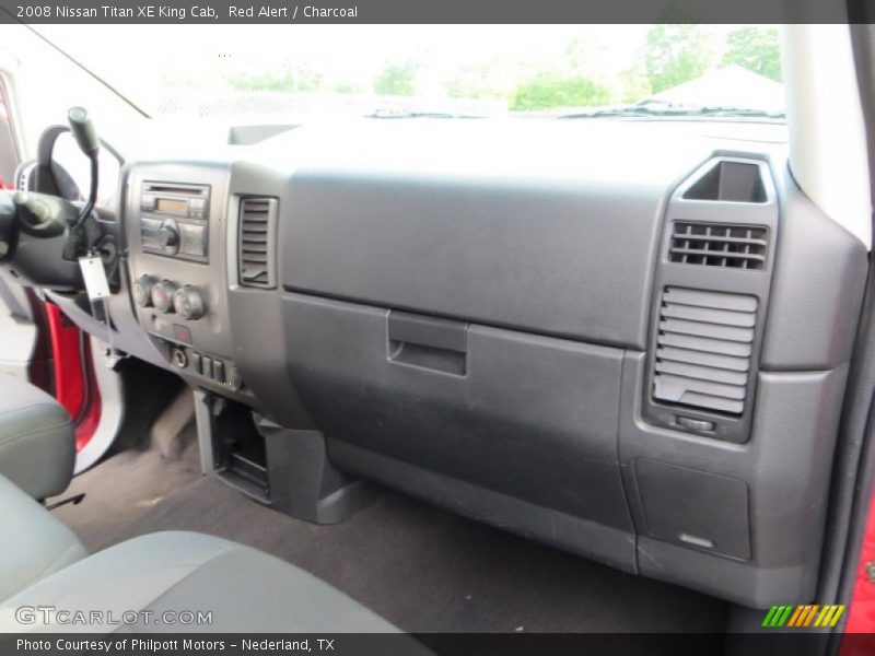 Red Alert / Charcoal 2008 Nissan Titan XE King Cab
