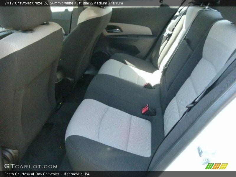 Summit White / Jet Black/Medium Titanium 2012 Chevrolet Cruze LS