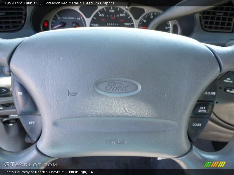 Toreador Red Metallic / Medium Graphite 1999 Ford Taurus SE