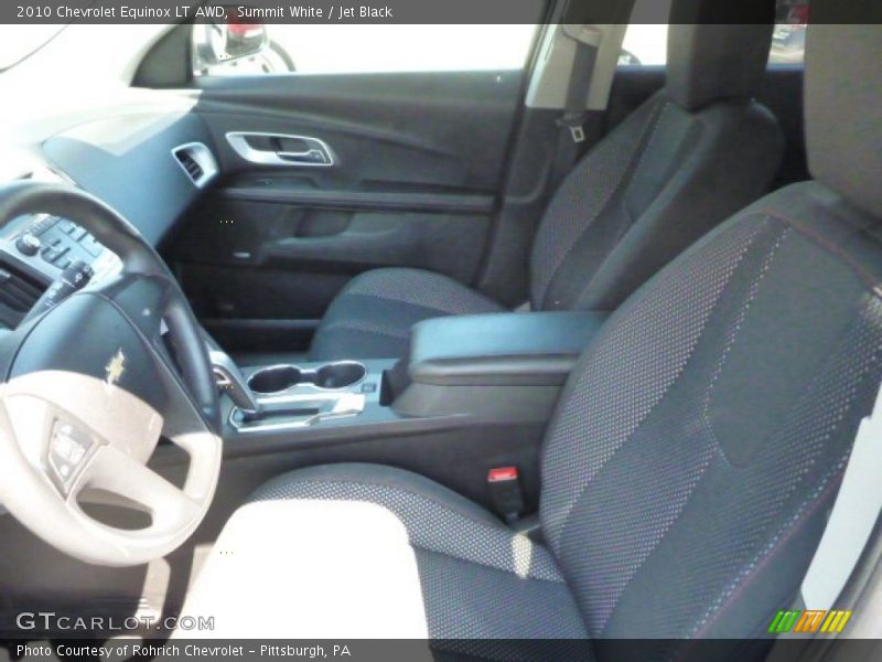 Summit White / Jet Black 2010 Chevrolet Equinox LT AWD