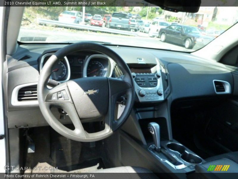 Summit White / Jet Black 2010 Chevrolet Equinox LT AWD