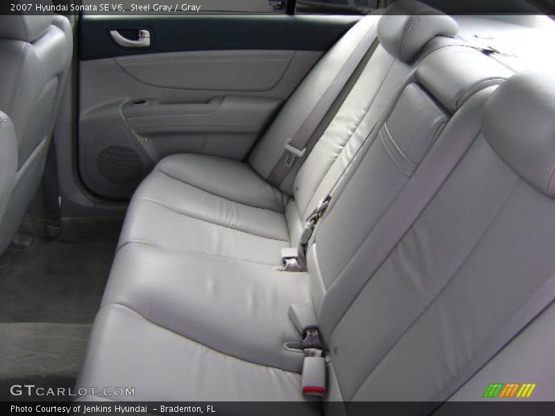 Steel Gray / Gray 2007 Hyundai Sonata SE V6