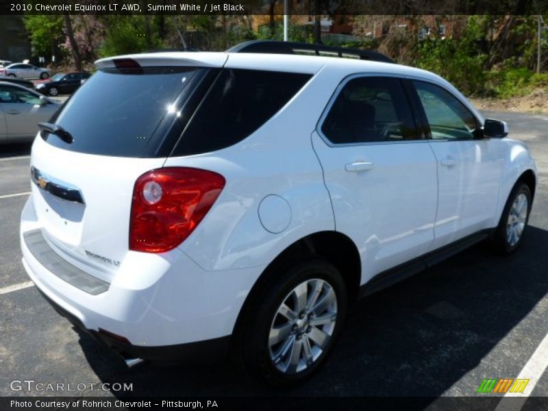 Summit White / Jet Black 2010 Chevrolet Equinox LT AWD
