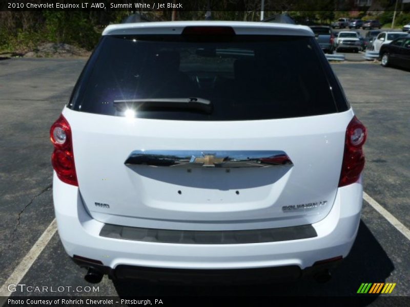 Summit White / Jet Black 2010 Chevrolet Equinox LT AWD