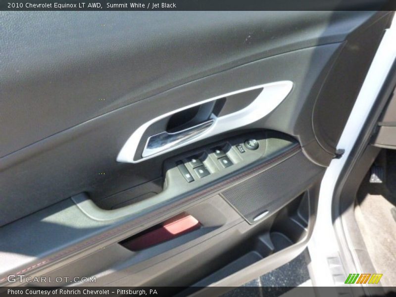 Summit White / Jet Black 2010 Chevrolet Equinox LT AWD